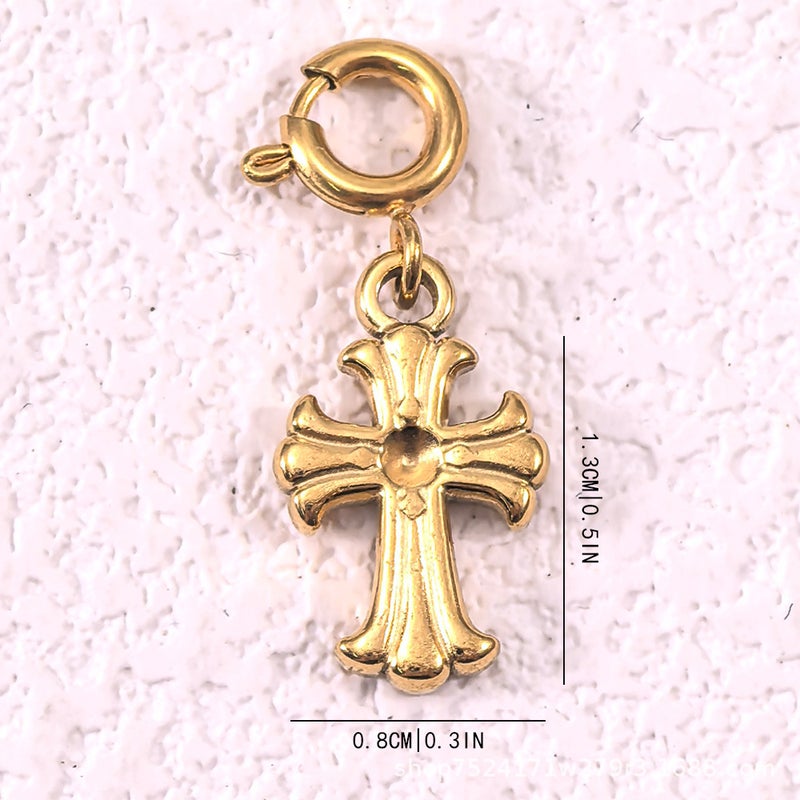 Gold Color-Preserving Aquarium Vacuum Electroplating Women'S Fashion Diy Fish Popular Stainless Steel Pendant Necklace 18K Furnace - Image 4